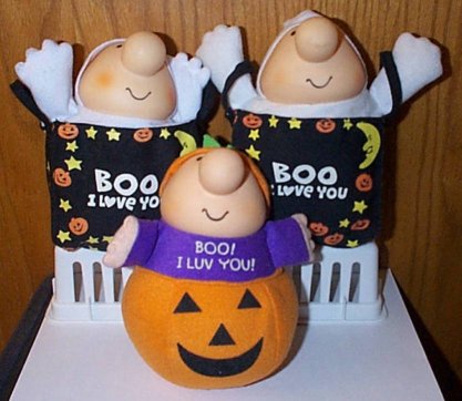 3 Halloween ZIGGY Plush Tom Wilson BOO LUV U 